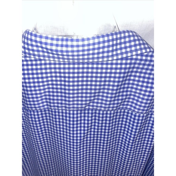 Untuckit Men’s Dress Shirt Size 3XL Blue Gingham Business Formal City - Picture 9 of 12